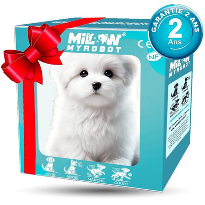 New Realistic Robotic Dog Plush Toy – Interactive Puppy That Walks, Barks & Wags Tail, Adorable Smart Pet Toy for Kids & All Ages, Perfect Christmas Gift for Dog Lovers and Family Fun